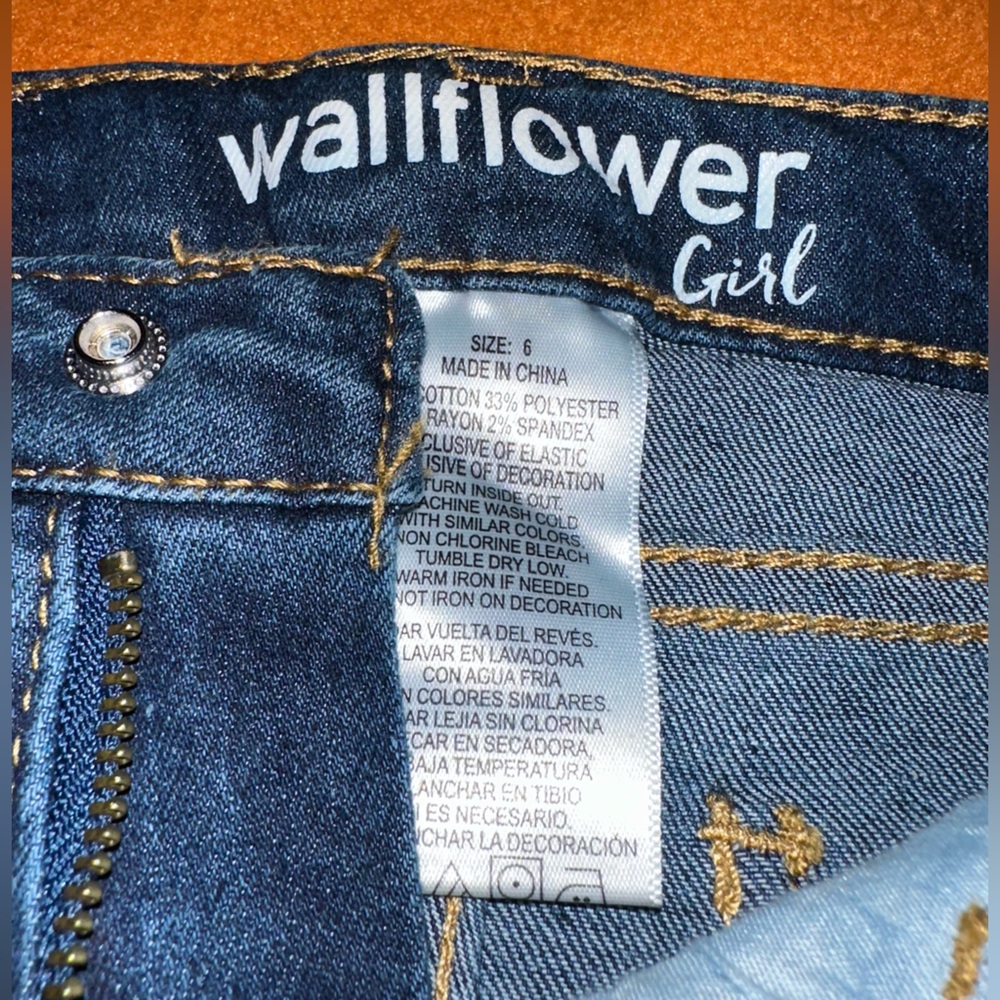 Wallflower Dark Blue Denim Jeans - Picture 8 of 8
